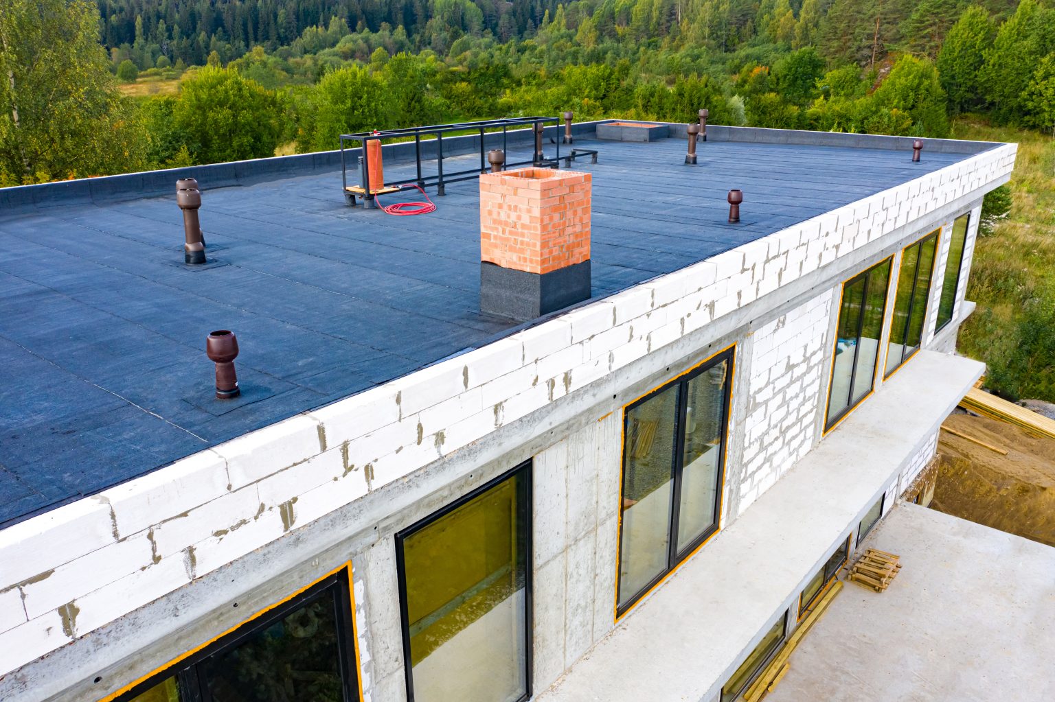 Flat roof service