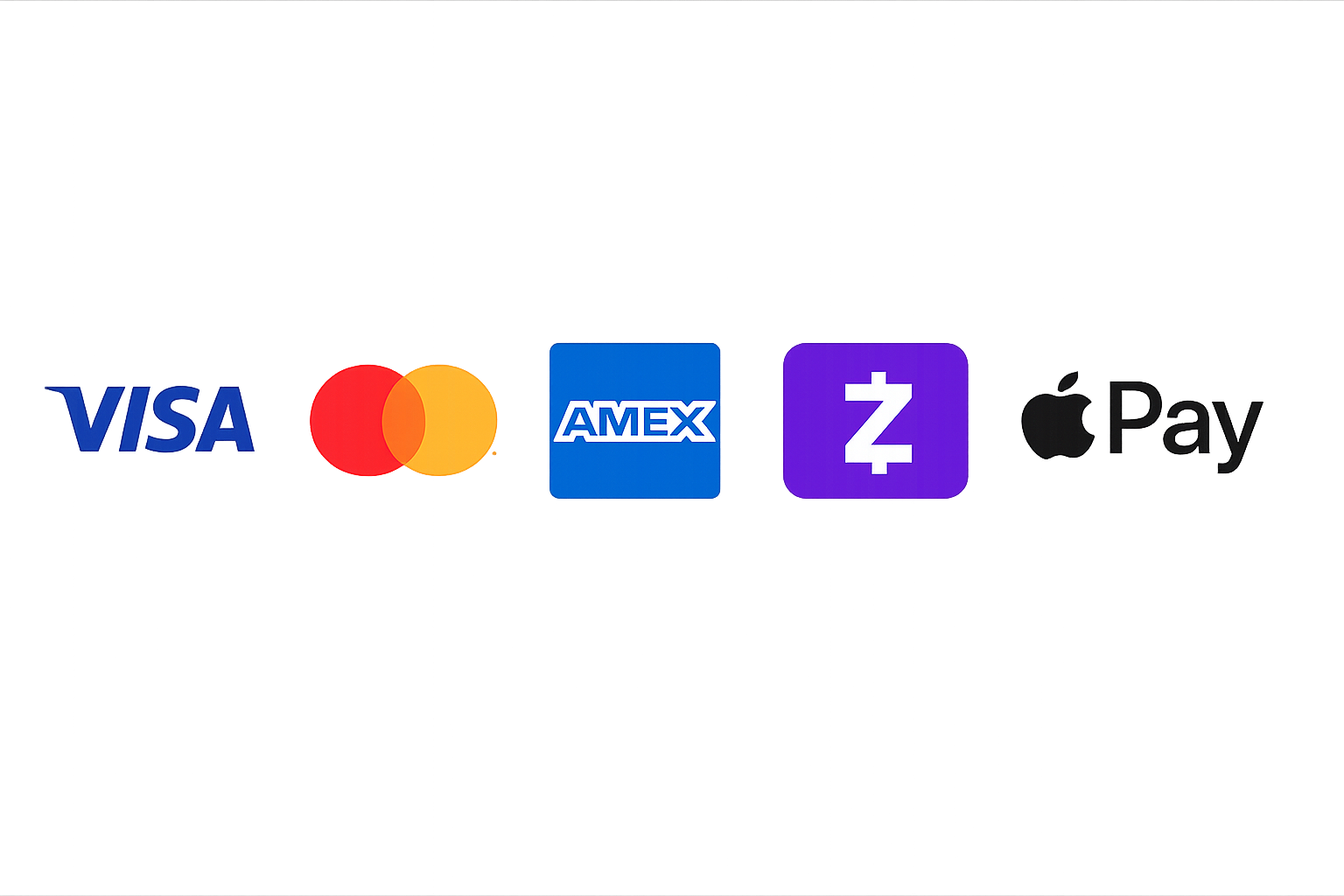 Accepted payment methods