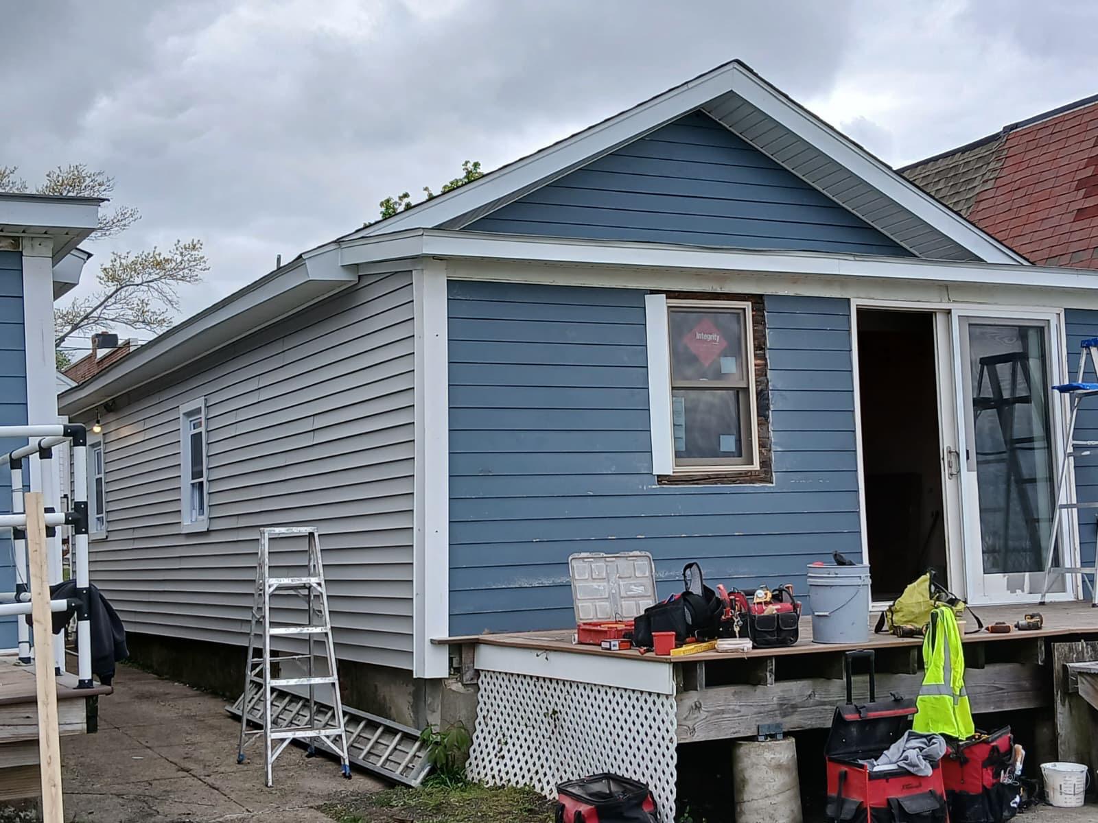 Roofing project detail